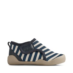 Wheat Shawn beach shoe - Indigo stripe